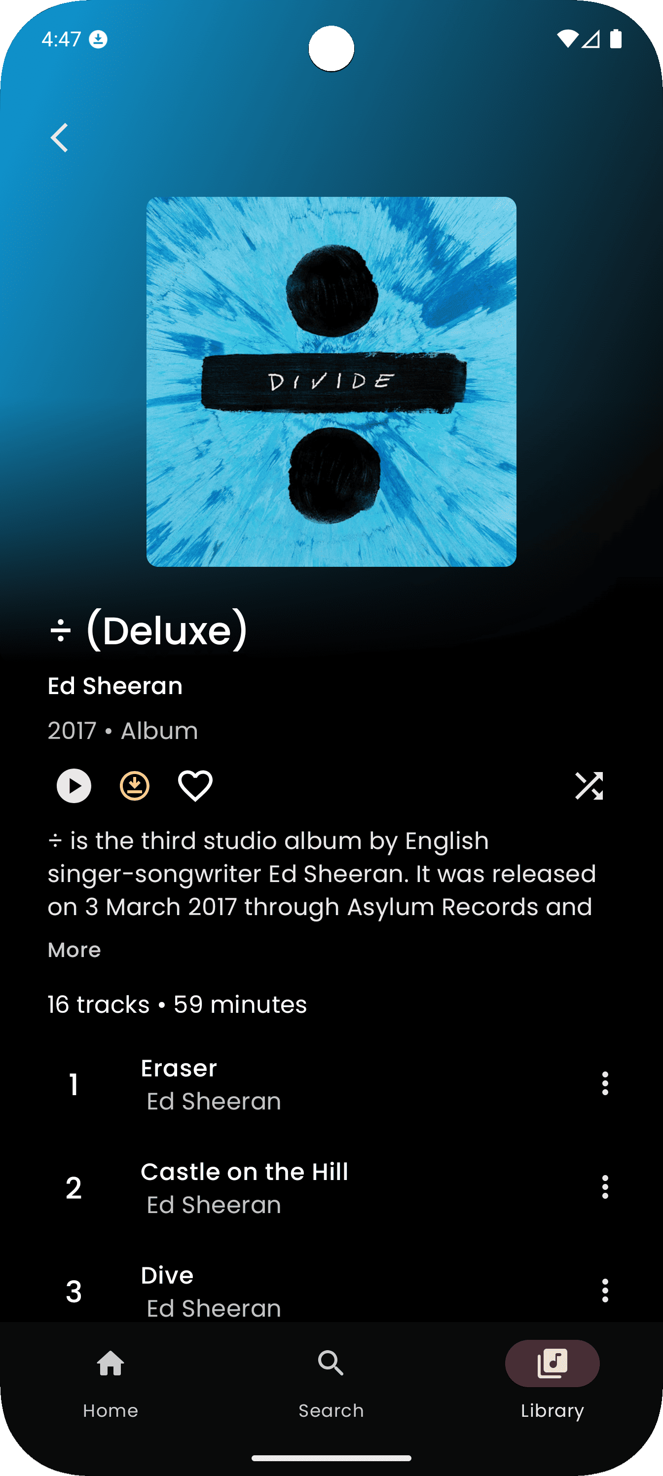 Offline music listening mode without internet in Y2Player Music