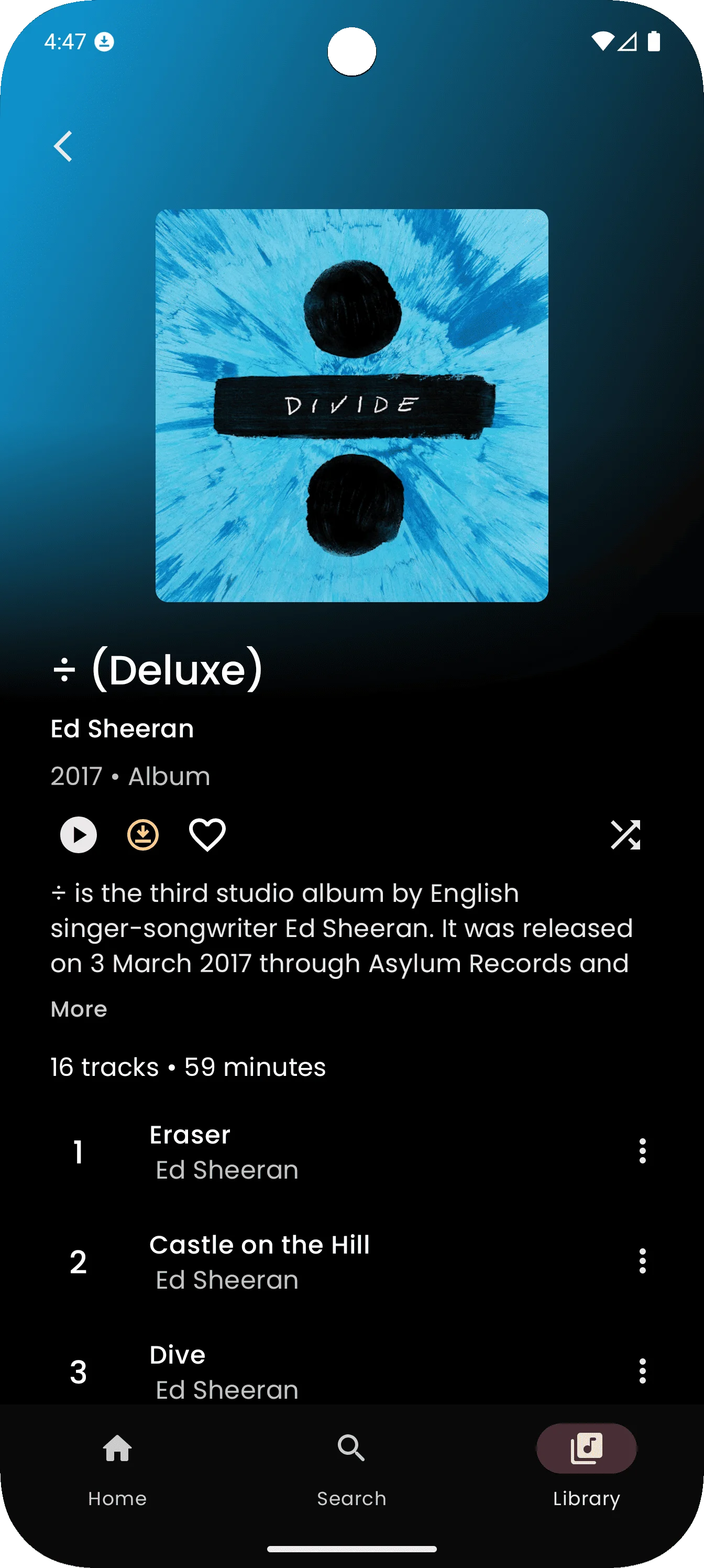 Offline music listening mode without internet in Y2Player Music